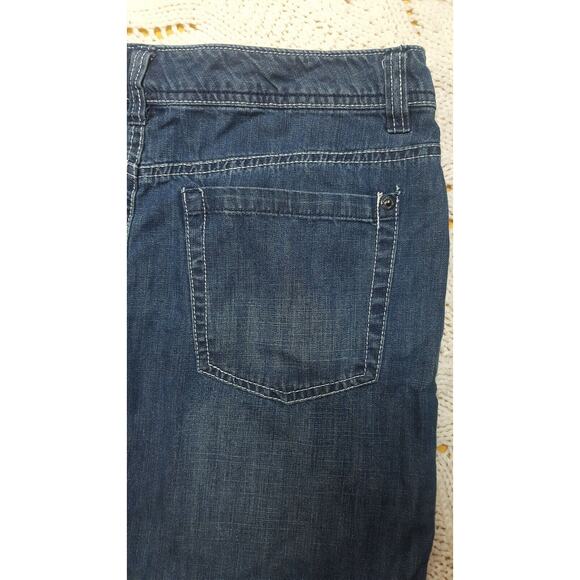 G.H. Bass & Company Denim Jean Skirt Wmns Sz 4 Pockets Cotton Cowboy Cottage - Picture 5 of 5